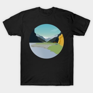 New Zealand Landscape - Mount Aspiring National Park T-Shirt